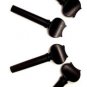 BEAUTIFUL MOONCUTTER 4/4 REAL EBONY WOOD AUSTRIAN DESIGN COLLECTIBLE VIOLIN PEGS