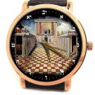 GREAT JUDAISM COLLECTIBLE, TEMPLE OF SOLOMON שְׁלֹמֹה RABBI KARO ART WRIST WATCH