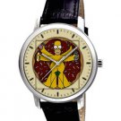 VINTAGE KITSCH ART HOMER SIMPSON VITRUVIAN MAN COLLECTIBLE 40 mm WRIST WATCH VINTAGE KITSCH ART HOMER SIMPSON VITRUVIAN MAN COLLECTIBLE 40 mm WRIST WATCH