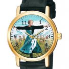 RARE ANTIQUE TEAL SKY BLUE JULIE ANDREWS SOUND OF MUSIC COLLECTIBLE WATCH