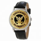 EAGLE SCOUT PRESENTATION WRIST WATCH, TRADITIONAL AMERICAN WOODCUT ART DIAL. EAGLE SCOUT PRESENTATION WRIST WATCH, TRADITIONAL AMERICAN WOODCUT ART DIAL.