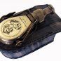 CLASSIC AMERICANA - CHRISTOPHER COLUMBUS ANTIQUATED BRASS MONOCULAR TELESCOPE