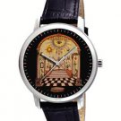 BRILLIANT VINTAGE FREEMASONRY ALTAR MASONIC TEMPLE COLLECTIBLE WRIST WATCH
