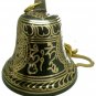 SET OF 3 HAND-PAINTED BUDDHIST HANGING BELLS (STAGGERED), BEAUTIFUL DECORATIVES