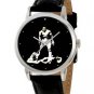 BOXING ART CLASSIC MUHAMMAD ALI CASSIUS CLAY SILHOUETTE ART 40 mm WRIST WATCH