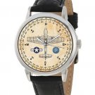 VINTAGE WW-II USAAF P-51 MUSTANG COMPASS DIAL AVIATION ART 40 mm WRIST WATCH