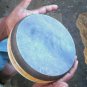CARNATIC KANJEERA / KANJIRA PRO-GRADE RHYTHM DRUM, SPECIAL LAMBSKIN LEATHER