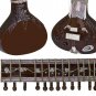 RARE PREMIUM CARVED TEAK-WOOD  CALCUTTA ACOUSTIC-ELECTRIC RAVI SHANKAR SITAR