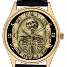 TEMPUS FUGIT VINTAGE SKULL SKELETON MASONIC ART SYMBOLIC FREEMASONRY WATCH TEMPUS FUGIT VINTAGE SKULL SKELETON MASONIC ART SYMBOLIC FREEMASONRY WATCH