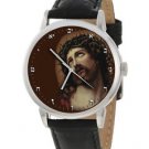 JESUS CHRIST CROWN OF THROWS, REMEMBER HIS PAIN, GOTHIC SYMBOLIC WRIST WATCH