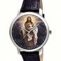 JESUS CHRIST, THE GOOD SHEPHERD, SYBOLIC CHRISTIAN ART COLLECTIBLE WRIST WATCH