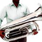 ULTRA LOW COST BRAND NEW ZWEISS Eb BASS TUBA IN CHROMED BRASS + MOUTHPIECE