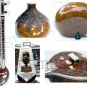 SITAR TEAKWOOD RAVISHANKHAR STYLE PROFESSIONAL QUALITY DOUBLE GOURD GSM001 CA
