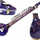 SITAR BLUE FUSION ELECTRIC STUDIO CORAL ACOUSTIC WITH FIBERGLASS CASE GSM0133#