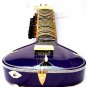 SITAR BLUE FUSION ELECTRIC STUDIO CORAL ACOUSTIC WITH FIBERGLASS CASE GSM0133#