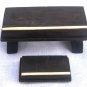 SITAR BRIDGE SET EBONY BLACK WOOD USED ACCESSORIES GSMA003 1