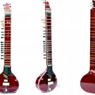 SITAR PACO RED FUSION TRAVEL WITH FIBERGLASS CASE GSM019GS#