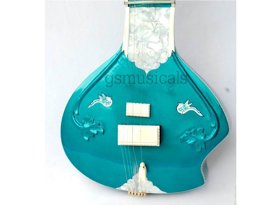 SITAR ELECTRIC WITH FIBREGLASS CASE FUSION TRAVEL SITAR GSM034