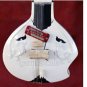 SITAR WHITE BEAUTY STUDIO FUSION WITH FIBERGLASS CASE GSM021 GTC