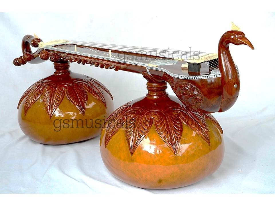 VICHITRA VEENA RUDRA ANTIQUE INDIAN INSTRUMENT BEEN GSM035 CA