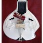 SITAR WHITE BEAUTY STUDIO FUSION WITH FIBERGLASS CASE GSM021 CA