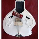 SITAR WHITE BEAUTY STUDIO FUSION WITH FIBERGLASS CASE GSM021GS#
