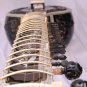 SITAR ROYAL BLACK TUNNA WOOD PROFFESSIONAL WITH FIBERGLASS CASE GSM005MNO.02