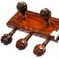 SITAR LOTUS CARVED MAIN PEGS SET OF FIVE GSMA004 CA