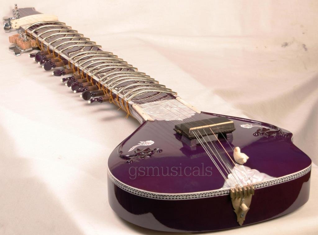 SITAR ULTRA PRO ELECTRIC STUDIO FUSION CORAL ACOUSTIC WITH