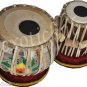 TABLA DRUM~DESIGNER BRASS BAYAN~SHESHAM WOOD DAYAN~FREE BAG/HAMMER/BOOK/CUSHION