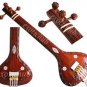 FLAT TANPURA / TAMBORA / TAMBURA~DESIGNER TUN WOOD~STRING EHS