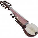 SAROD~FLOWER DESIGN~ALI AKBAR KHAN STYLE~TUN WOOD~SAROOD~SARUD~REAL ITEM IMAGES~