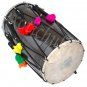 DHOL DRUMS~PUNJABI BHANGRA BLACK MANGO WOOD~DHOLAK~DHOLKI~GIDDA~DANCE~FREE! BELT
