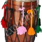 DHOL DRUM~PUNJABI BHANGRA~SOLID SHEESHAM WOOD~PLAYING STICK~DHOLAK~NAAL~PAKHAWAJ