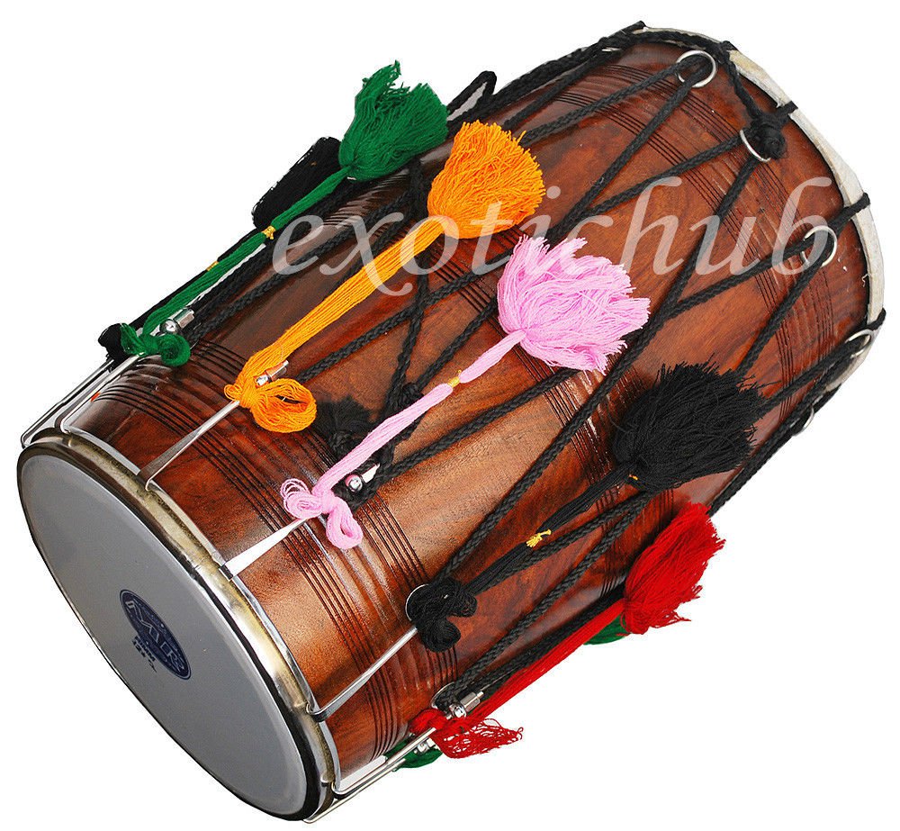 DHOL DRUMPUNJABI BHANGRASOLID SHEESHAM WOODPLAYING STICKDHOLAKNAAL