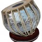 TABLA DRUMS~PROFESSIONAL~DESIGNER BRASS BAYAN~SHEESHAM WOOD DAYAN~BHAJAN~KIRTAN