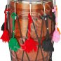PUNJABI BHANGRA DHOL DRUMS~DARK SHEESHAM WOOD~PLAYING STICK~DHOLAK~GREAT SOUND