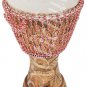 DJEMBES DRUM~JEMBE~FINE CRAFT WORK~MANGO WOOD~ROPE TUNED~HEIGHT 24"~SKIN 13"