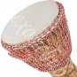 DJEMBES DRUM~JEMBE~FINE CRAFT WORK~MANGO WOOD~ROPE TUNED~HEIGHT 24"~SKIN 13"