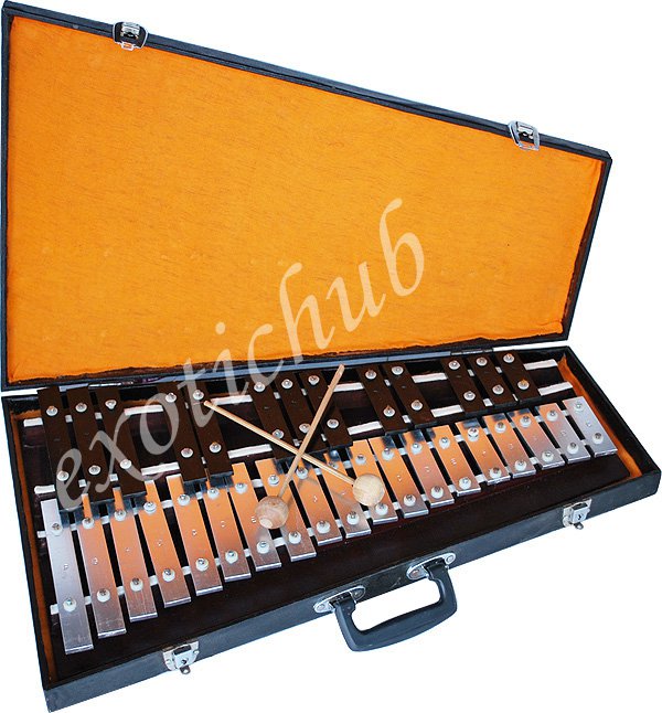 NEW PATTI TARANGXYLOPHONEBELLWITH PLAYING STICKS AND CARRY BOX