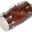 DHOLAK DRUM~BOLT TUNED~SHEESHAM WOOD~DHOLAKI~BHAJAN~KIRTAN~YOGA~EHS