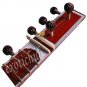 MUNDA SITAR WITH FIBER BOX~RAVI SHANKAR STYLE~FREE STRINGS/MIZRAB/BOOK~SITAR EHS