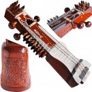 SARANGI WITH BOW~DESIGNER TUN WOOD~SURANGI~SARUNGI~SAARANGI~ROSEN/STRING EHS