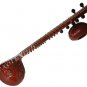 BUY SITAR WITH FIBER BOX~RAVI SHANKAR STYLE~DOUBLE TUMBA~PROFESSIONAL QUALITY