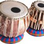 TABLA DRUM SET~GANESHA COPPER BAYAN 3.5 KG.~SHESHAM WOOD DAYAN~UNIQUE ART WORK