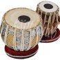 DESIGNER BRASS TABLA DRUM SET~DOUBLE COLOR~CAN PLAY WITH SITAR, TANPURA, RAAGINI
