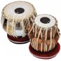 BUY TABLA DRUM SET~BRASS SWASTIC/SHREE DESIGN BAYAN~SHESHAM WOOD DAYAN