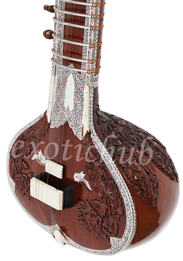 PEACOCK SITARDOUBLE TUMBAFIBER BOXRAVI SHANKAR STYLESITAARCONCERT