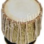 DHAMA JORI~DESIGNER BRASS DRUM 4 KG~SHEESHAM WOOD TABLA~SIKH PAKHAWAJ JODI~ESRAJ