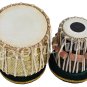 DHAMA JORI~DESIGNER BRASS DRUM 4 KG~SHEESHAM WOOD TABLA~SIKH PAKHAWAJ JODI~ESRAJ